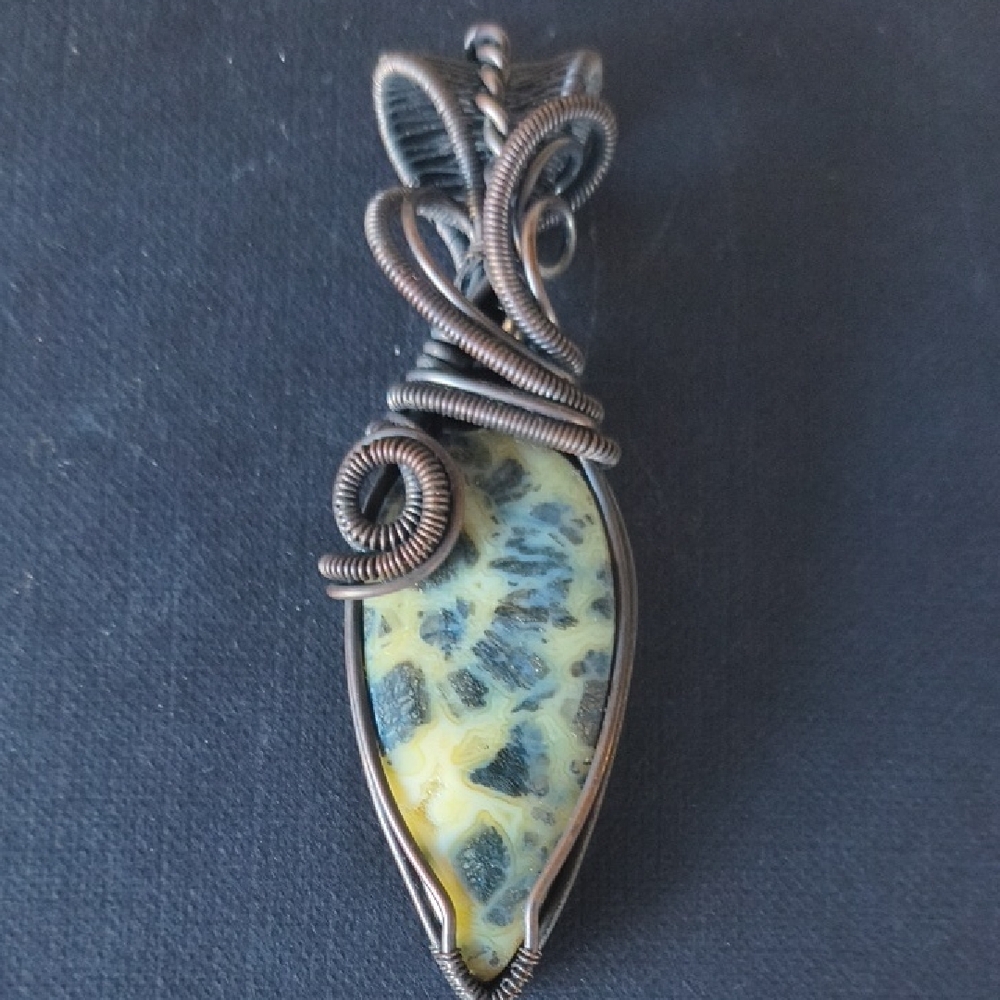 Elegant Wire Wrapped Pendant